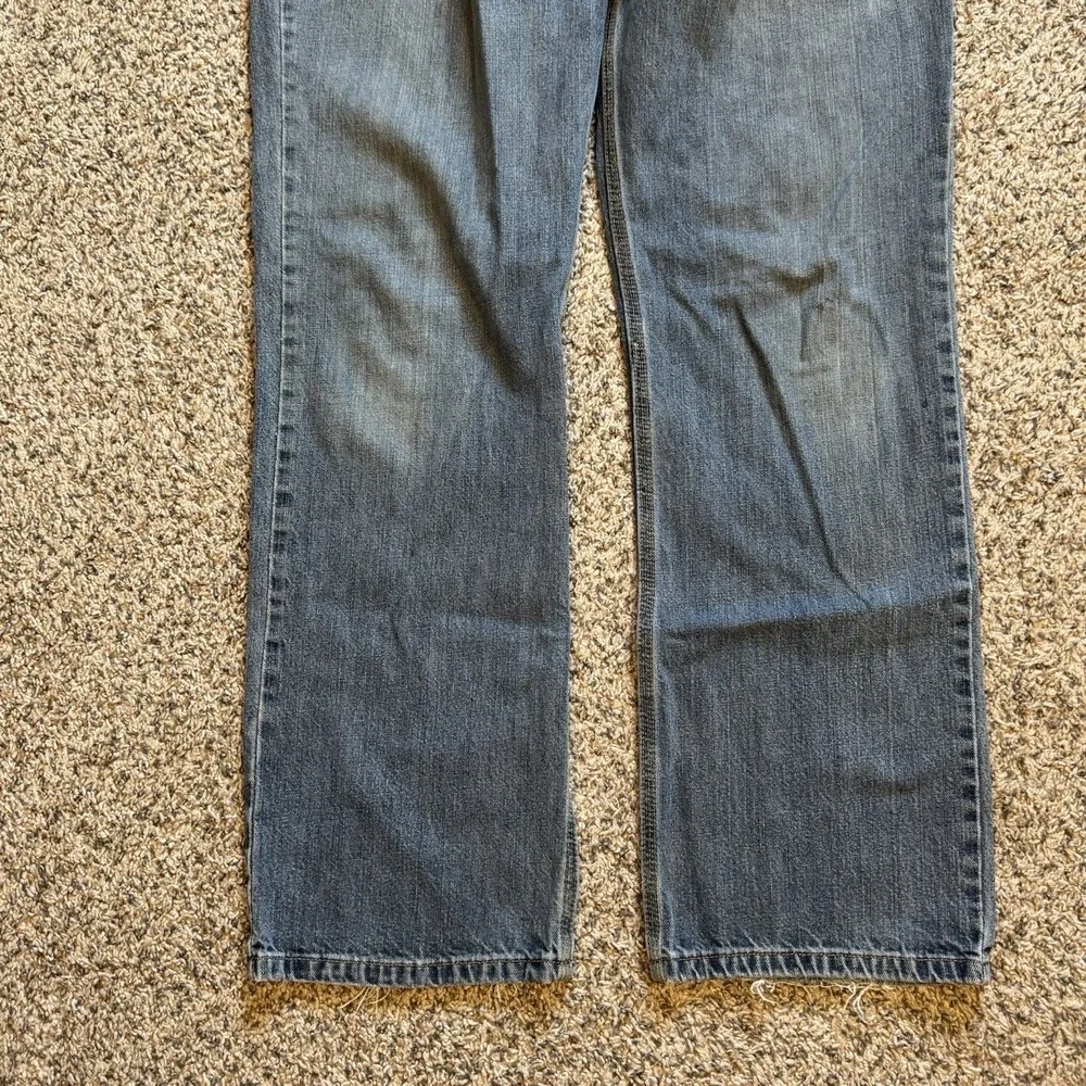 Carhartt Jeans Mens 36x32 Blue Relaxed Straight Fit B320 WTB Denim Workwear